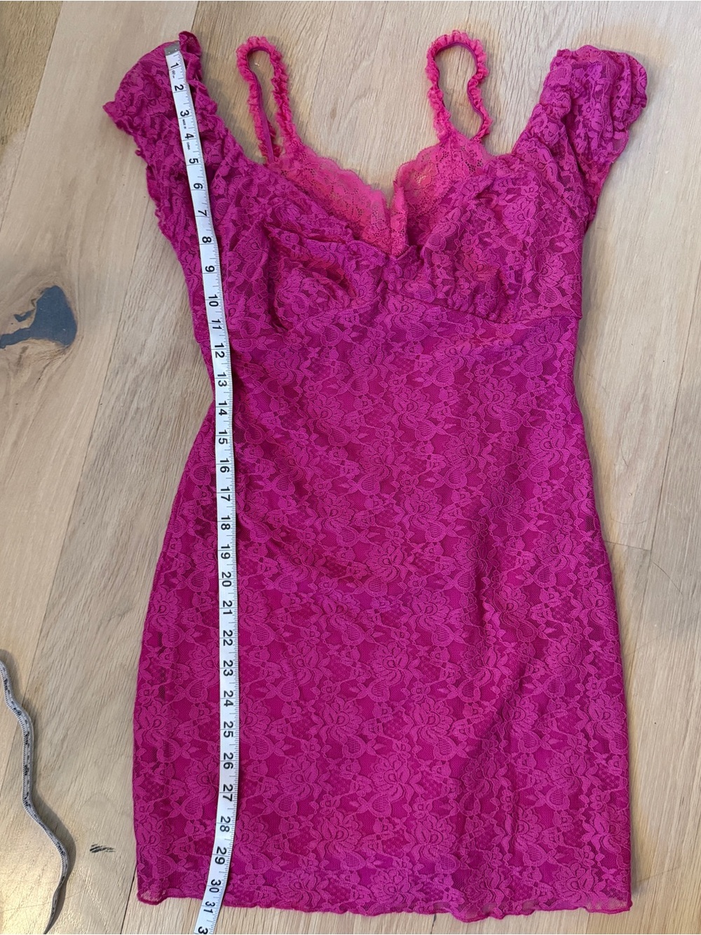 vintage layered pink lace babydoll dress - Picture 6 of 6